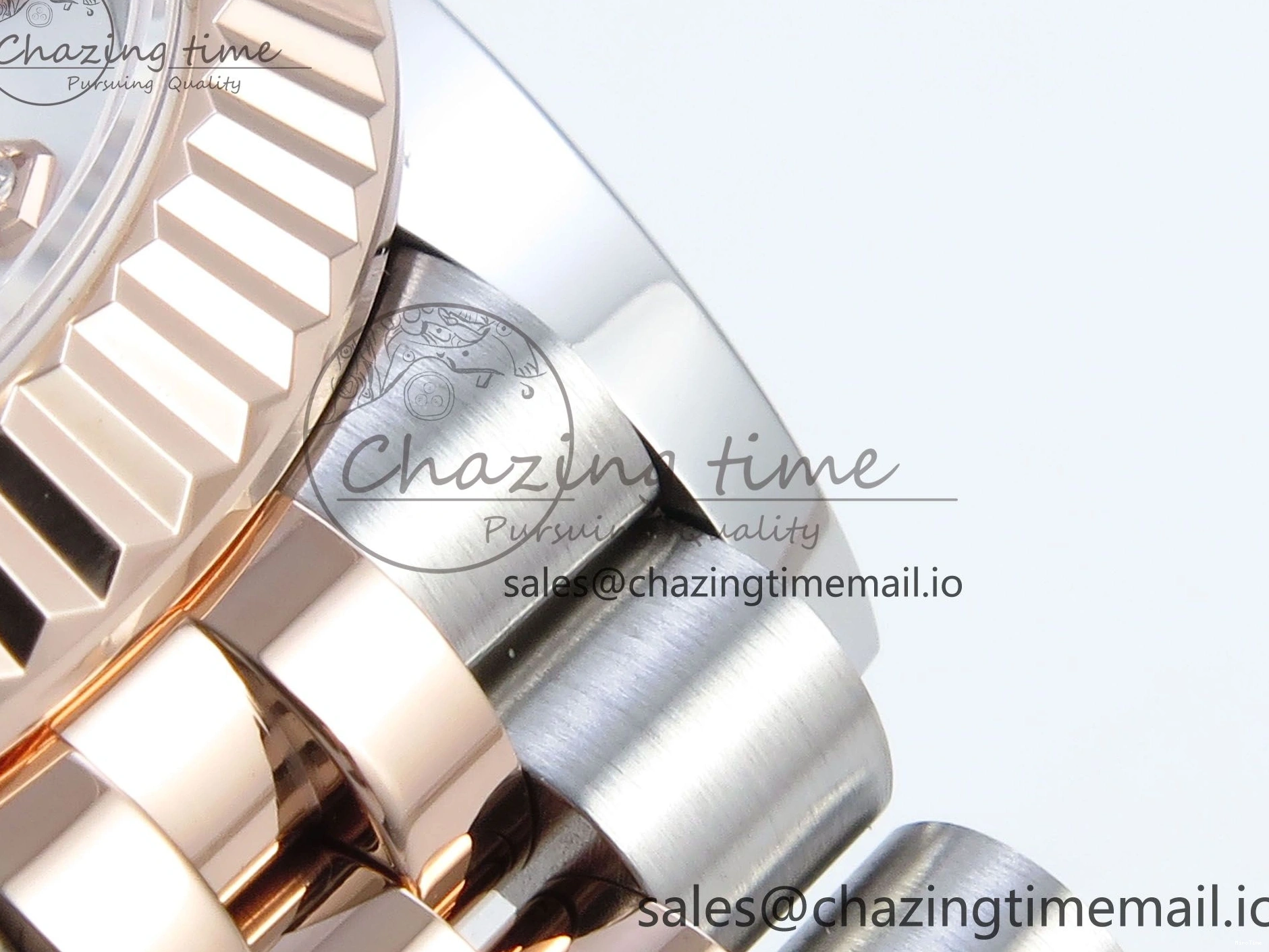 MiroTime 0102 QuickDry DateJust 31 278271 ARF 1:1 Best Edition 904L Steel White MOP Diamonds Dial on SS RG Jubilee Bracelet ETA 517